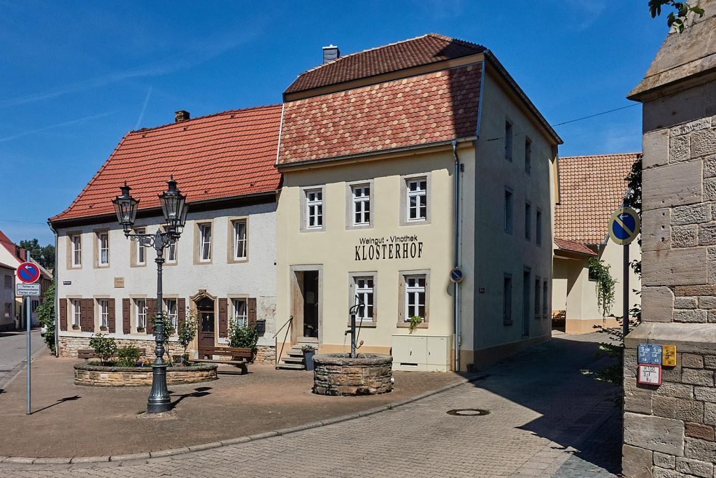 Winery and Vinothek Klosterhof in Flonheim