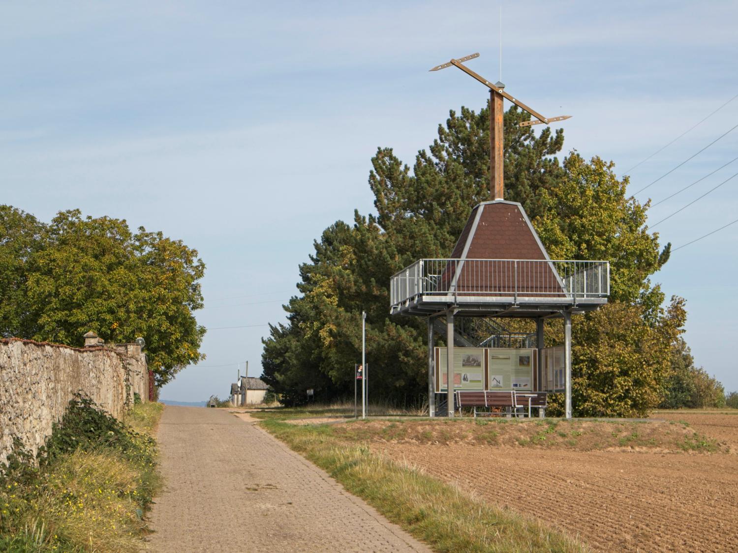Telegrafenstation (Nachbau) über Elsheim