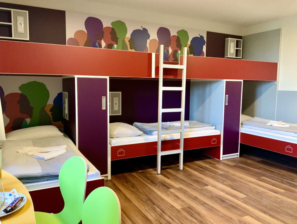 A room in the Rhine-Main Youth Hostel in Mainz