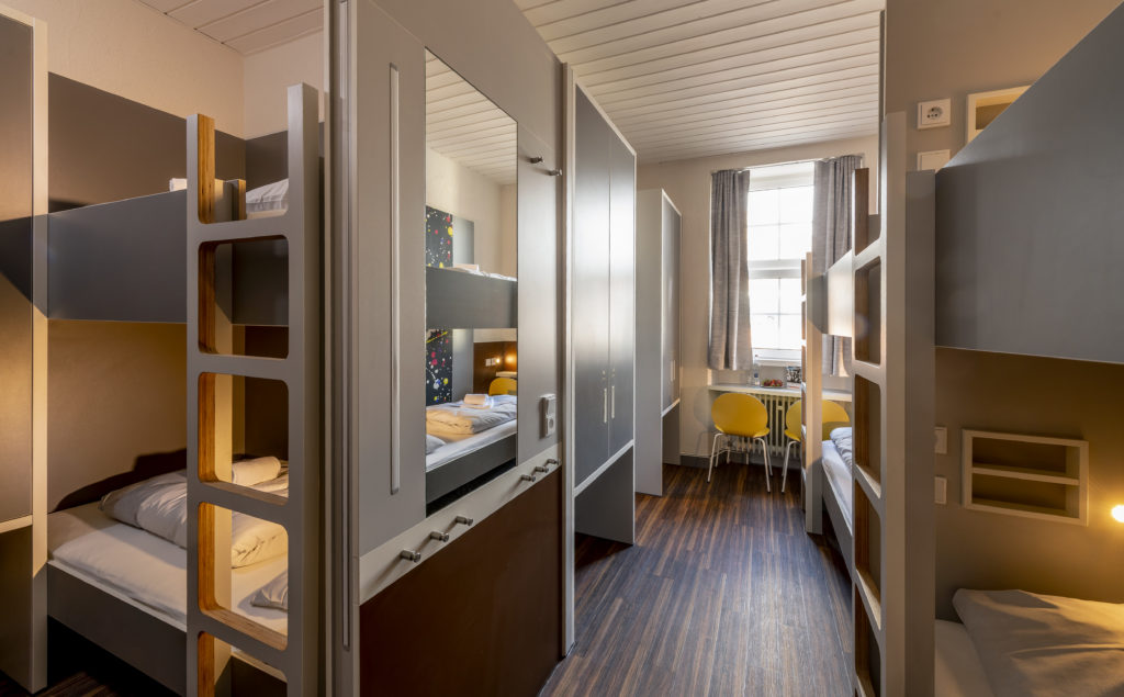 Rooms in the Rheinhessen Youth Hostel Worms