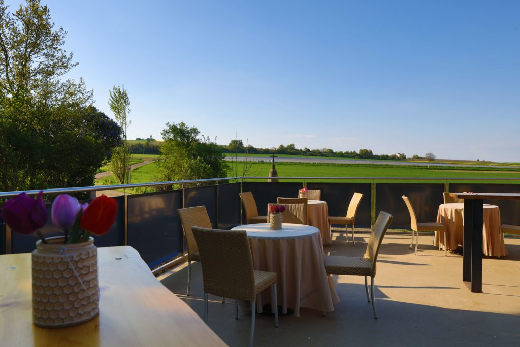Weite Aussichten von der Terrasse