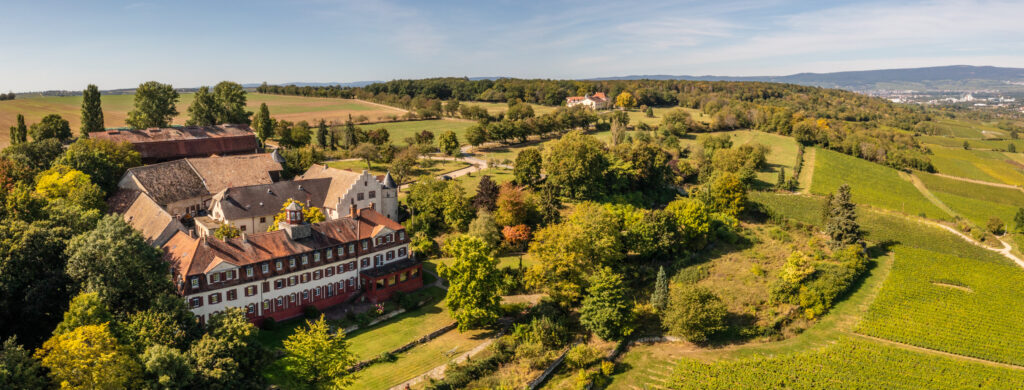 Westerberg Castle lies above the Selz valley near Ingelheim